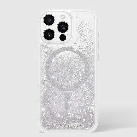 Case-Mate Waterfall MagSafe - Etui iPhone 16 Pro Max (Silver) (CM054612)