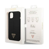 Guess Silicone Triangle Logo - Etui iPhone 14 Plus (czarny) (GUHCP14MSLTGK)