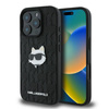 Karl Lagerfeld Monogram Choupette Head Pin - Etui iPhone 16 Pro (czarny) (KLHCP16LPGKLCHPK)