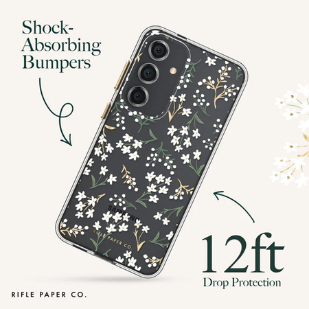 Rifle Paper Clear - Etui Samsung Galaxy S24+ (Petite Fleurs) (RP053564)