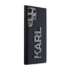 Karl Lagerfeld 3D Rubber Glitter Logo - Etui Samsung Galaxy S23 Ultra (czarny) (KLHCS23L3DMBKCK)