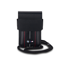 BMW Carbon Red Stripes Wallet Bag - Torebka na telefon (czarny) (BMPSP15XMSCAKR)