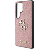 Guess Fixed Glitter Big 4G Metal Logo - Etui do Samsung Galaxy S25 Ultra (różowy) (GUHCS25LHG4SGP)
