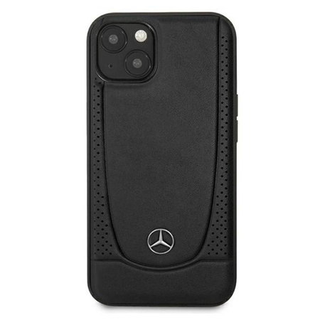 Mercedes Leather Urban Line - Etui iPhone 13 mini (czarny) (MEHCP13SARMBK)