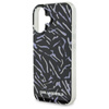 Karl Lagerfeld Zebra With Cord - Etui iPhone 16 Plus (fioletowy) (KLHCP16MHZBPKCCU)