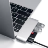 Satechi Hub z USB-C na 2x USB, SD, microSD - Srebrny (ST-TCUPS)
