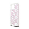 DKNY Liquid Glitter Multilogo - Etui iPhone 15 / 14 / 13 (różowy) (DKHCP15SLCPEPP)