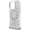 Karl Lagerfeld IML Karl Script Pattern MagSafe - Etui iPhone 16 Pro Max (biały) (KLHMP16XHMSPUSH)