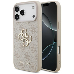 Guess 4G Big Logo - Etui iPhone 17 Pro Max (różowy) (GUHCP17X4GMGPI)