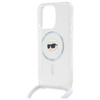 Karl Lagerfeld Crossbody IML Karl Head MagSafe - Etui iPhone 16 Pro Max (przezroczysty) (KLHMP16XHCKHNT)