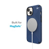 Speck Presidio2 Grip MagSafe - Antypoślizgowe etui iPhone 14 Plus (Coastal Blue / Black / White) (150117-9974)