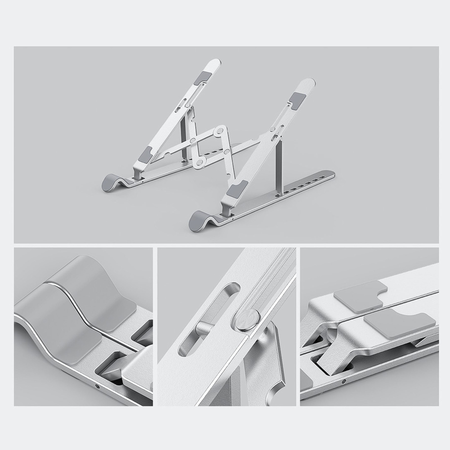 Orico Podstawka pod laptop max 17" składana aluminium (PFB-A2-SV-BP)
