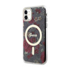 Guess Flower MagSafe - Etui iPhone 11 (Zielony) (GUHMN61HCFWSA)