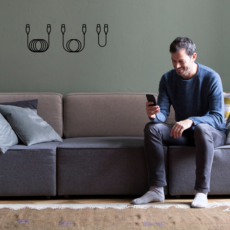 Belkin Kabel USB C na USB C 60W oplot, czarny 2m (CAB004BT2MBK)