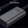 Unitek wzmacniacz sygnału USB-C na USB(A) 5M - czarny-srebrny (U304A)