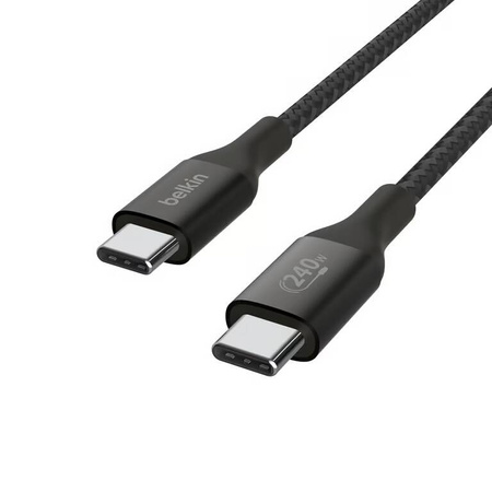 Belkin Kabel BOOST CHARGE USBC-C 240W 1m czarny (CAB015BT1MBK)