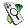 Speck Presidio Perfect-Clear ClickLock & Magsafe - Etui iPhone 15 Pro (Clear / Frosted Black / Slate Grey) (150449-3233)