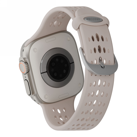 Decoded Silicone Ares O Band - silikonowy pasek do Apple Watch 44/46/49 mm (clay) (D26AWS46ABS1CY)
