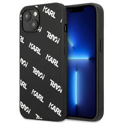 Karl Lagerfeld Allover - Etui iPhone 13 Mini (czarny) (KLHCP13SPULMBK3)