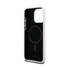DKNY Liquid Silicone Small Metal Logo MagSafe - Etui iPhone 14 Pro Max (różowy) (DKHMP14XSMCHLP)