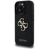 Guess Grained Big 4G Logo Small Classic Logo - Etui do iPhone 16 Pro Max (czarny) (GUHCP16XPGT4MBK)