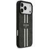Guess 4G Printed Stripes MagSafe - Etui iPhone 17 Pro Max (czarny) (GUHMP17XP4RPSK)