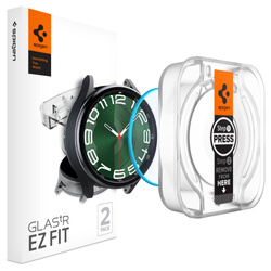 Spigen GLAS.TR EZ FIT 2-Pack - Szkło hartowane do Samsung Galaxy Watch 6 Classic 47 mm (2 szt) (AGL07066)