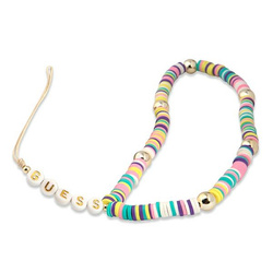Guess Phone Strap Beads and Pearls Heishi - Zawieszka do telefonu 25 cm (Multicolor) (GUSTPEAM)