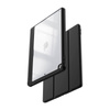 Crong PrimeFolio – Etui iPad 10.2” (2021-2019) z podstawką i schowkiem na Apple Pencil (czarny/przezroczysty) (CRG-PRF-IPD102-BLK)