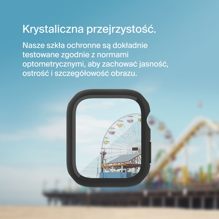 Belkin Szkło na Apple Watch 44/45mm 9/8/7/6/5/4/SE, czarne (OVG004ZZBK-REV)