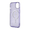 Guess Glitter Gold MagSafe - Etui iPhone 14 (Purpurowy) (GUHMP14SHCMCGU)