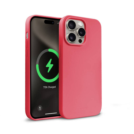 Crong Color Cover Magnetic - Etui iPhone 15 Pro MagSafe (różowy) (CRGCOLRMIP1561PDPNK)