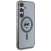 Karl Lagerfeld Button Choupette Head Printed Logo MagSafe - Etui Samsung Galaxy S25 (czarny) (KLHMS25SHLSCHK)