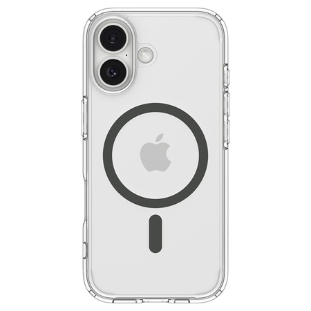 Spigen Ultra Hybrid Mag MagSafe - Etui do iPhone 17 (Clear/Graphite) (ACS10381)