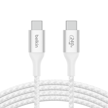 Belkin Kabel BOOST CHARGE USBC-C 240W CABLE 2M - biały (CAB015BT2MWH)