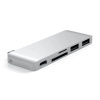 Satechi Hub z USB-C na 2x USB, SD, microSD - Srebrny (ST-TCUPS)