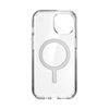 Speck Presidio Perfect-Clear MagSafe - Etui iPhone 16e / iPhone 15 / iPhone 14 / iPhone 13 (Clear / Chrome Finish / Serene Silver) (150553-3240)