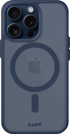 LAUT Huex Protect - obudowa ochronna do iPhone 15 Pro kompatybilna z MagSafe (dark blue) (L_IP23B_HPT_DB)