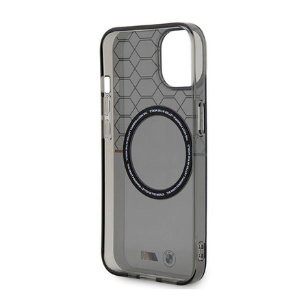 BMW Pattern MagSafe - Etui iPhone 14 Plus (Szary) (BMHMP14MHGPK)