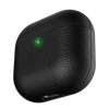 KeyBudz Artisan Series Leather Case - skórzane etui ochronne do AirPods 4 gen.(black) (AP4_S3_BLK)
