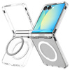 Spigen Ultra Hybrid Pro Mag MagSafe - Etui do Samsung Galaxy Z Flip 7 (Clear/White) (ACS09559)