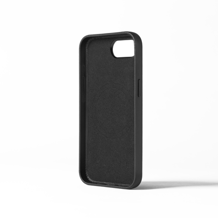 Mujjo Full Leather Case - etui skórzane do iPhone 16e kompatybilne z Magsafe (black) (MUJJO-CL-059-BK)