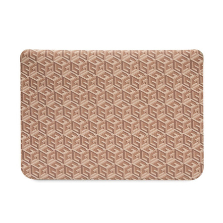 Guess GCube Stripes Computer Sleeve - Etui na notebooka 14" (Brązowy) (GUCS14HGCFSEW)