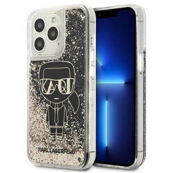 Karl Lagerfeld Liquid Glitter Gatsby - Etui iPhone 13 Pro (KLHCP13LLGGKBK)