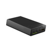 Green Cell PowerPlay20s - Power Bank 20000 mAh z szybkim ładowaniem USB-A QuickCharge 3.0 oraz 2x USB-C Power Delivery 22.5W (czarny) (PBGC03S)
