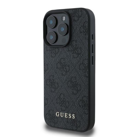 Guess 4G Classic - Etui iPhone 16 Pro (czarny) (GUHCP16LG4GFGR)