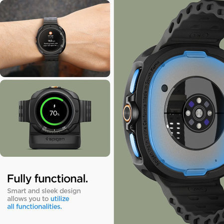 Spigen Liquid Air - Obudowa do Samsung Galaxy Watch 8 Classic 46 mm (Matte Black) (ACS09841)