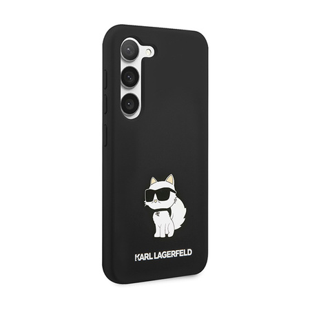 Karl Lagerfeld Silicone Choupette - Etui Samsung Galaxy S24 (czarny) (KLHCS24SSNCHBCK)