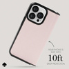 Kate Spade New York Wrap Folio Case - Skórzane etui z klapką iPhone 15 Pro Max (Pale Vellum) (KS052658)