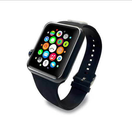 Karl Lagerfeld Silicone Choupette Head – Pasek do Apple Watch 42/44/45 mm (czarny) (KLAWLSLCK)